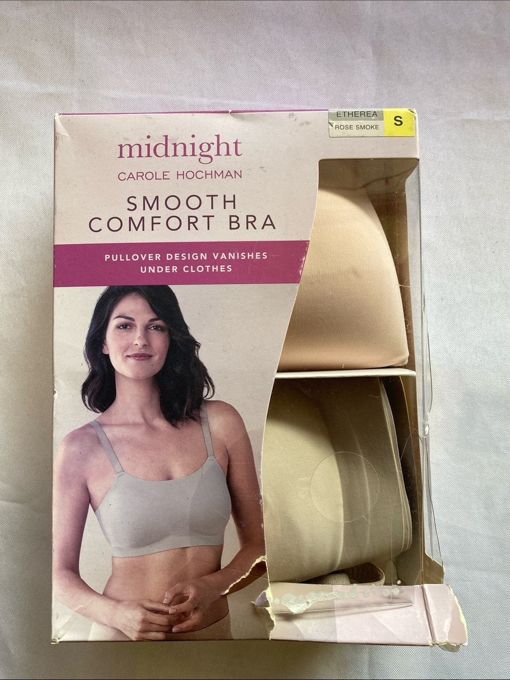 Midnight by Carole Hochman Smooth Comfort Bra - Rose Smoke
